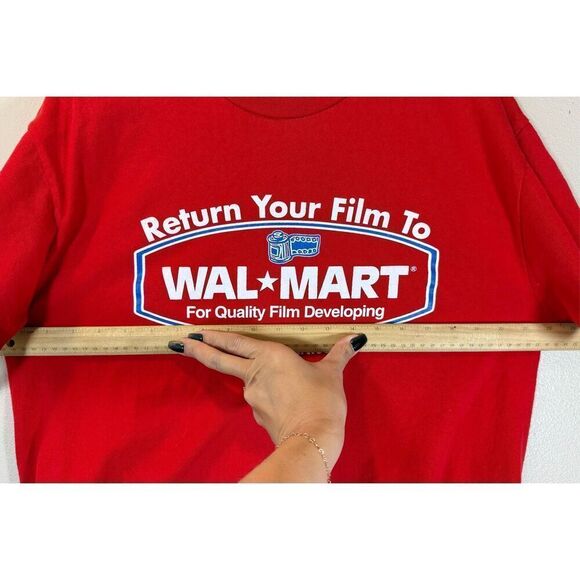 Vintage Delta Pro Weight Walmart Quality Film Developing Retro T-Shirt Unisex L - Picture 6 of 7